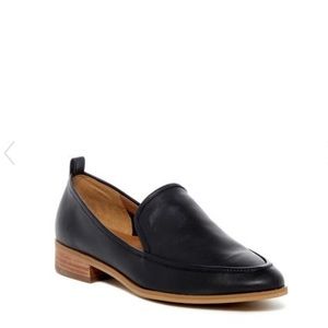 Susina Genuine Black Leather Loafer Size 9